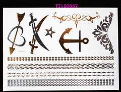 BEADY Temporary Tattoo Tribal Jewelry Set 1
