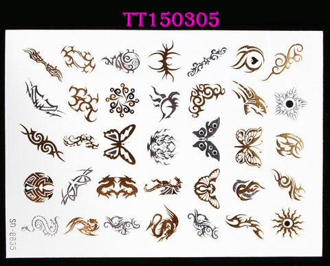 BEADY Temporary Tattoo Tribal Jewelry Set 2