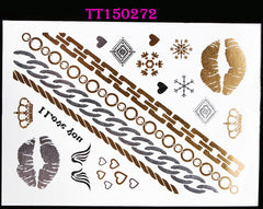 BEADY Temporary Tattoo Tribal Jewelry Set 3