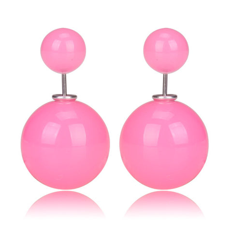 Gum Tee Mise en Style Tribal Earrings - Jelly Bean Baby Pink
