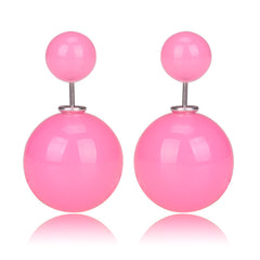 Gum Tee Mise en Style Tribal Earrings - Jelly Bean Baby Pink
