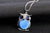 Owl Collection Silver and Swarovski Crystal Featuring BLUE Eyes Blue Belly