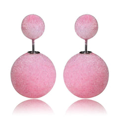 Gum Tee Misses Style Tribal Earrings - Velvet Baby Pink