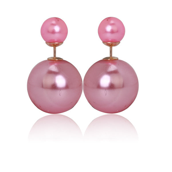 Gum Tee Mise en Style Tribal Earrings - Metallic Baby Pink – Beady  Boutique.com