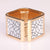 Beautiful Square Gold Bangle With Beady Design Bracelet