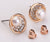 Bridal Golden Crystal & Pearl Earrings