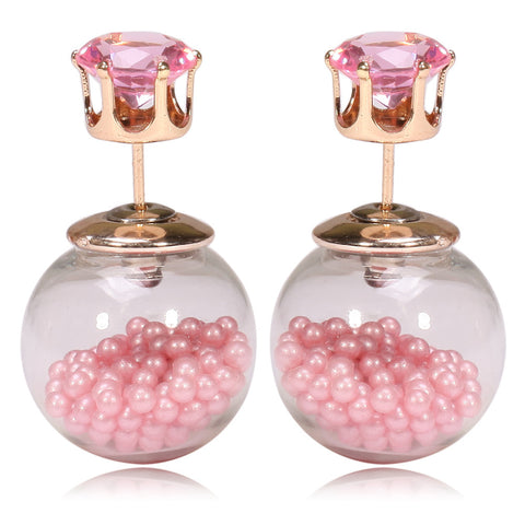 Gum Tee Tribal Earrings - Floating Caviar Pink