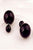 Gum Tee Misses Style Tribal Earrings - Metallic Black