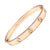 BeadyBoutique Lovers Bracelet Screws Rose Gold Size 6.5"