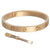 BeadyBoutique Lovers Bracelet Screws Rose Gold Size 6.5"