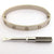 BeadyBoutique Lovers Bracelet Screw White Gold Size 6.5"