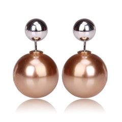 Misses Gum Tee Style Tribal Earrings  - Gold Plated & Silver Plated