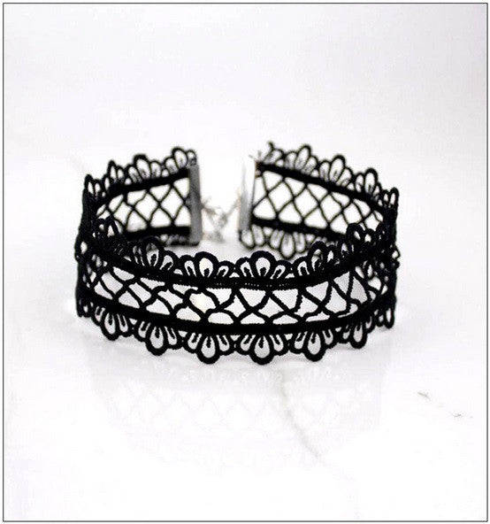 Gothic Lace Choker - Black – Beady Boutique.com