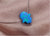 Lucky Blue Opal Hamsa Hand Silver Necklace