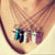 BeadyBoutique Stonehenge Necklace - Black Leather - Turquoise