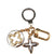 Beady LogoZ Design Bag Tag Keychain Dual Color Gold Silver