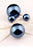Gum Tee Mise en Style Tribal Earrings - Metallic Navy Blue