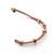 BeadyBoutique Lovers Bracelet Screws and Bolts Rose Gold