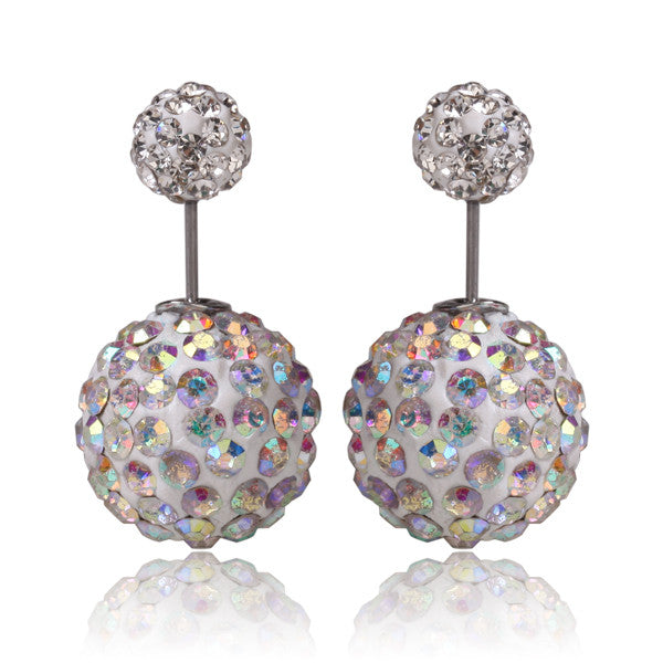 Limited Edition Tribal Earrings - White Multi Color – Beady