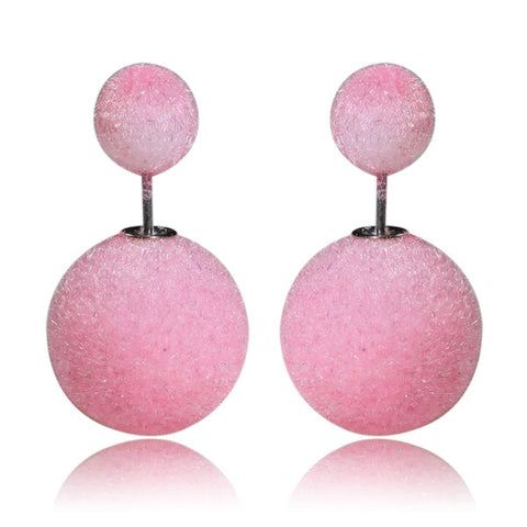 Gum Tee Misses Style Tribal Earrings - Velvet Baby Pink