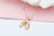Beady Wishbone Necklace - Rose Gold